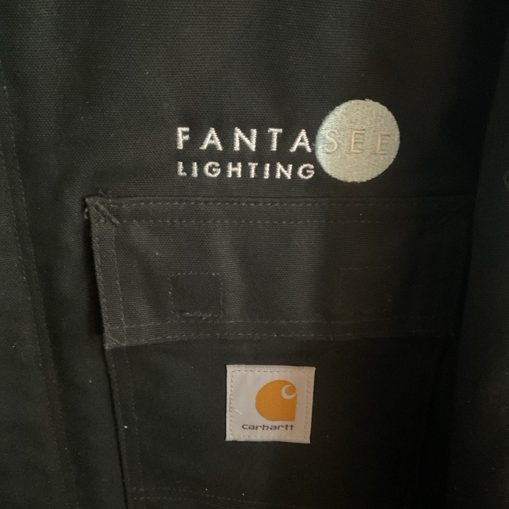Carhartt C03 - Fantasee Lighting - Full Zip Black Work Jacket - Size 48 Regular - Picture 3 of 14